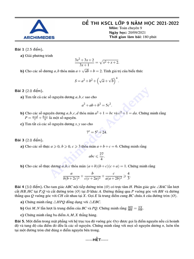 Thi Thu Lan 1 | PDF
