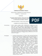 Pergub Nomor 31 Tahun 2014 Tentang Pedoman Penggunaan Dana Siap Pakai Pada Penanganan Tanggap Darurat Bencana Di Provinsi Sulawesi Tengah