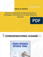 Manejo de Aborto