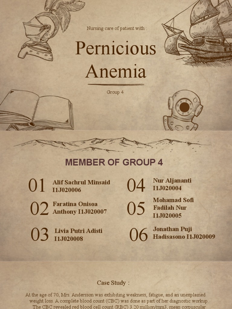 Pernicious Anemia: Nursing Care of Patient With | PDF | Anemia ...