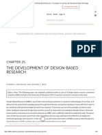 The Development of Design-Based Research - Foundations of Learning and Instructional Design Technology