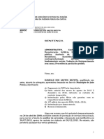 Sentença - contrato temporário -  FGTS - verbas - direitos sociais - Mangueira