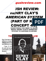 Apush Review: Henry Clay'S (Part of Key CONCEPT 4.2) : American System