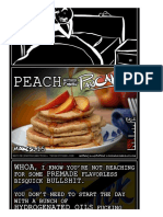 Peach pancake
