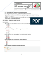 HCA Paper Exam For Python Programming Making Guide