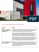 Academic FAQ's RMIT Vietnam