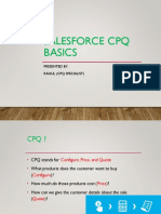 Topic 1- Basics of CPQ - Demo