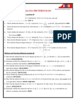 II PUC Math Relations & Functions MCQs