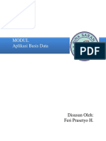 Modul Lengkap Aplikasi Basis Data