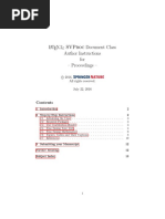 Latex Instructions For Authors