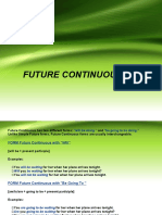 Future Continuous Tense