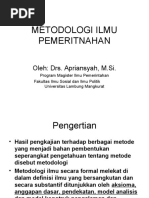Download Metodologi Ilmu Pemeritnahan s2 by fajeri_go SN54767137 doc pdf