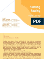 Group 3 Reading Comprehension Skills Assessment