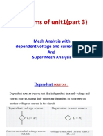 Unit 1 - Mesh Analysis Part 3