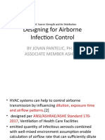 Designing For Airborne Infection Control: by Jovan Pantelic, PH.D., Associate Member Ashrae