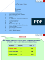 Projections of Points and Lines