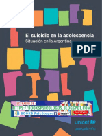 suicidio adolescente - UNICEF