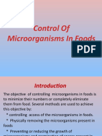 Controlling Microorganisms in Foods