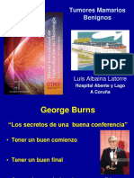 Tumores Mamarios Benignos DR LUIS ALBAINA