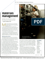 Efficient Materials Management