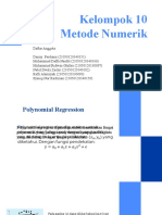 PPT Polynomial Regression dan Multiple Regression Kelompok 10