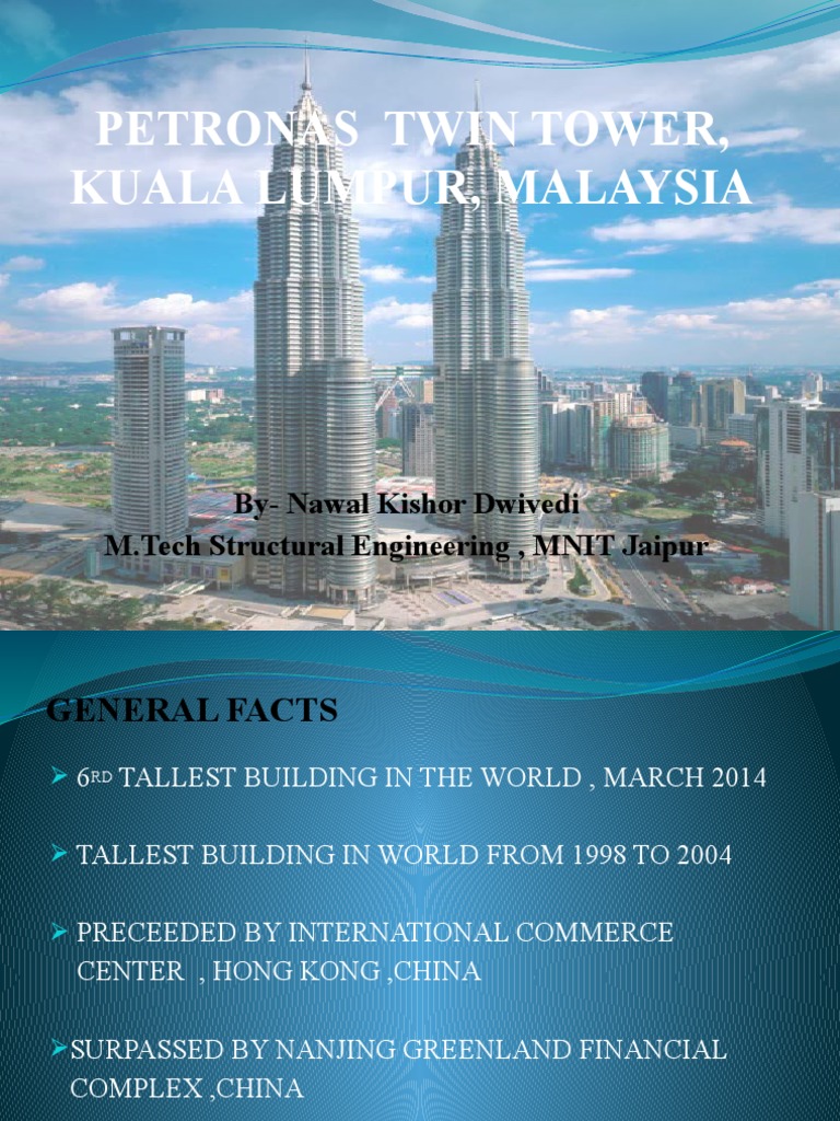 Petronas Twin Towers: Key Facts & Design | PDF | Beam (Structure ...
