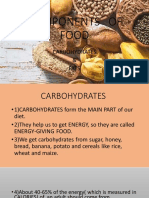 Components of Food - Carbohydrates and Fats