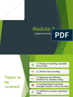 Module 3: Shannon-Fano, Huffman Coding and Data Compression