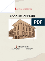 anunț casa muzeelor