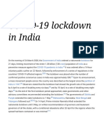 COVID-19 Lockdown in India - Wikipedia