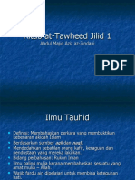 Ringkasan Kitab Tauhid Az Zindani Fasal 1-9