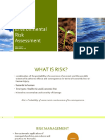 Environmental Risk Assessment: Salve, Claris R. Bsba-Hrm (1 Yr)