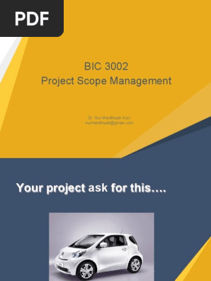 Project Scope Management