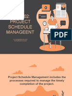 Project Schedule Management