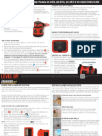 Quick Guide: Johnson Rotary Laser Models 40-6515-99-002K/006K/026K