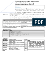 Hydraulic Machinerey Course Syllabus