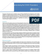 Readiness For Influenza During The COVID-19 Pandemic: Policy Brief 6 November 2020
