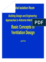Hospital Isolation Room: Basic Concepts of Ventilation Design