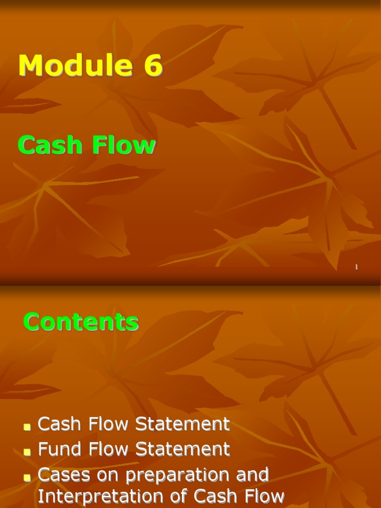 Cash Flow Statement Overview and Analysis | PDF | Cash Flow Statement ...