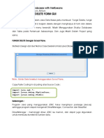 Part 3 GUI Databases Delete Data Jtabel Java