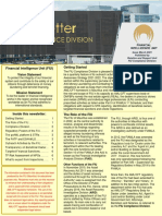FIU Compliance Division - Newsletter Issue 01