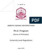 PHD Regulations - August - 2019