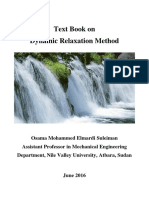 Text Book on Dynamic Relaxation Method