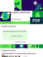 Online Class Presentation A Green Classroom Primary