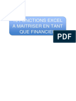 Les 10 fonctions Excel pour financiers