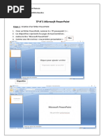 Exercices Pratiques PowerPoint Débutant | PDF | Microsoft Powerpoint