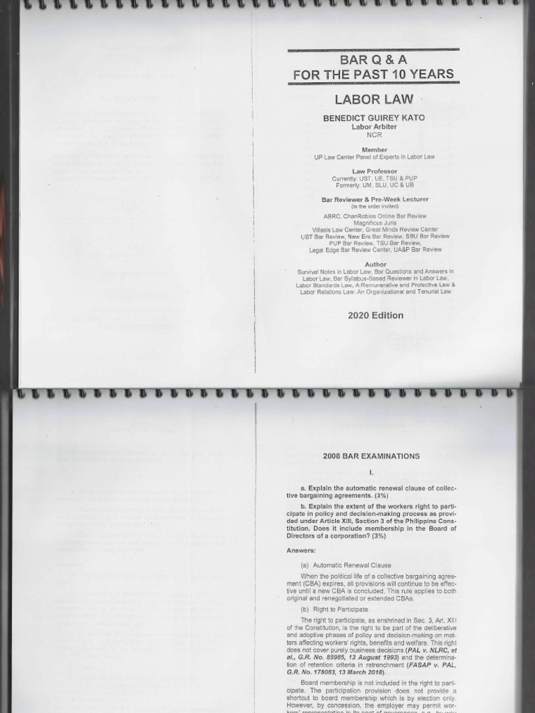 Labor Law Central2020 | PDF