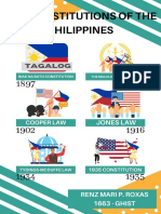 Tagalog: The Constitutions of The Philippines