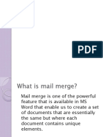 Guide To Set Up A Mail Merge Document