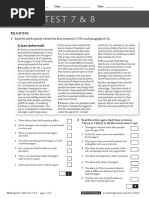 Think L3 Skills Test Units 7-8